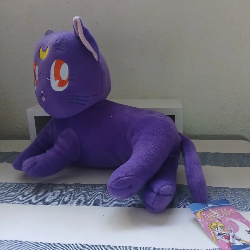 Purple Cat Plush Toy